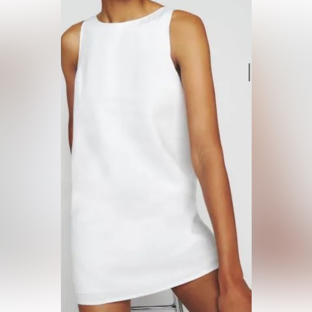 Reformation white Sleeveless Mini Dress